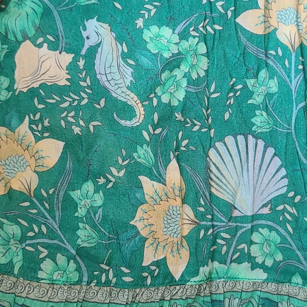 New spell designs revolve seashell green gown S - Picture 8 of 14